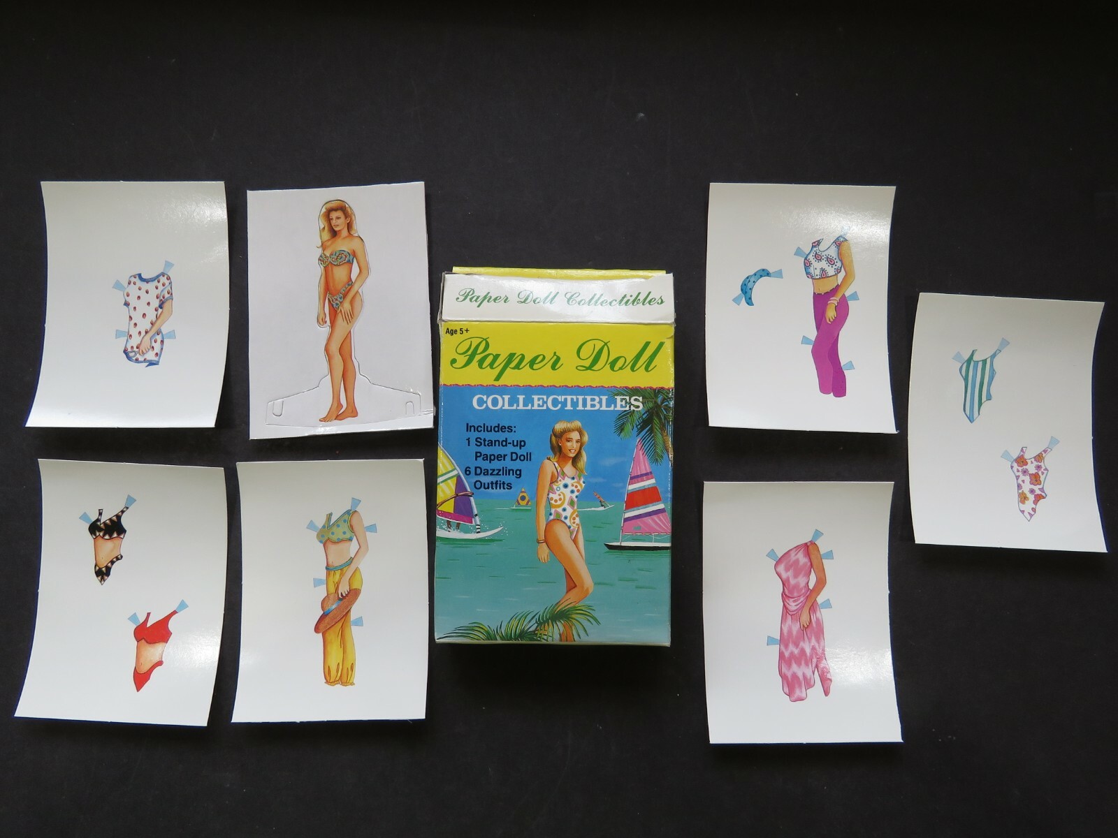 Vintage Paper Doll Collectibles Mini Creative Child Games Box B2934
