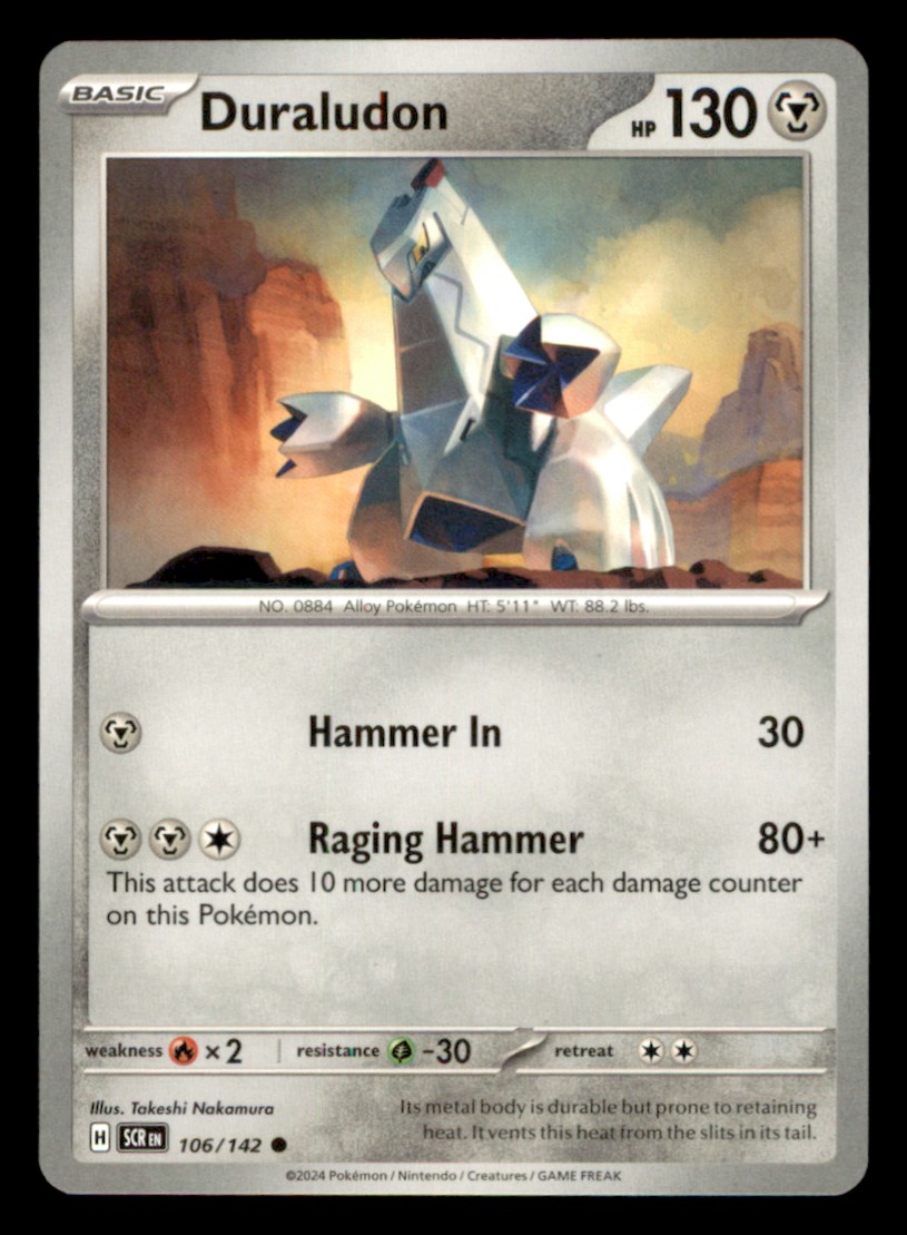 Duraludon Common SV: Prismatic Evolutions 069/131 NM Normal Pokemon