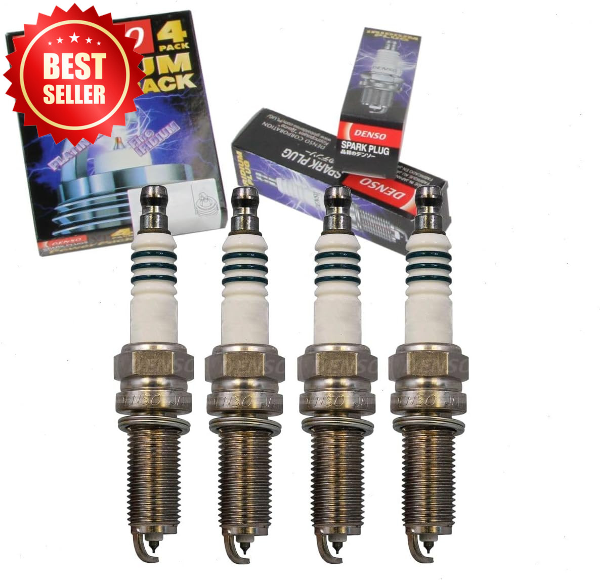 4 Pc Iridium Power Spark Plugs Compatible with Honda CR-V 2.4L L4 2010-2014