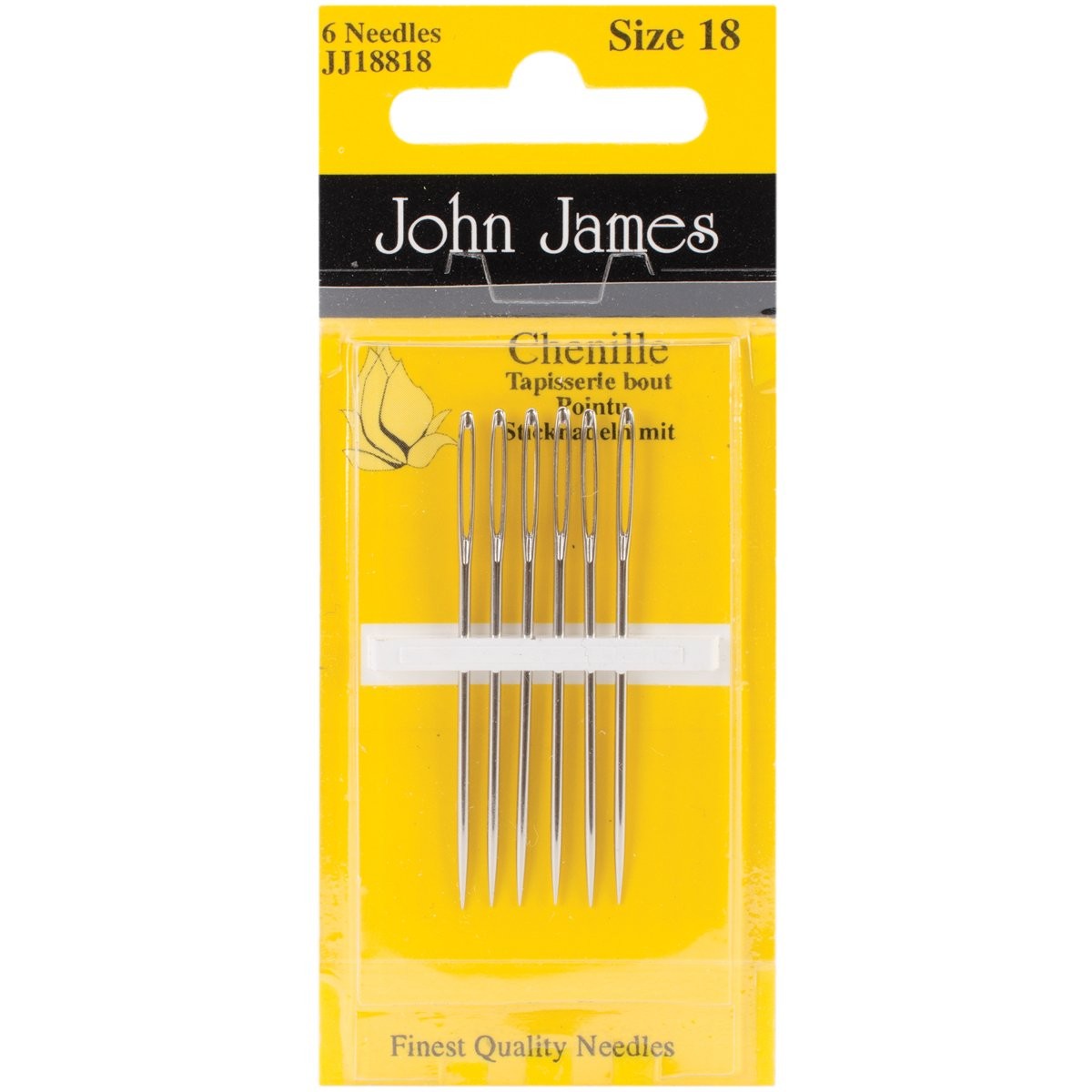 Chenille Hand Needles-Size 18 6/Pkg