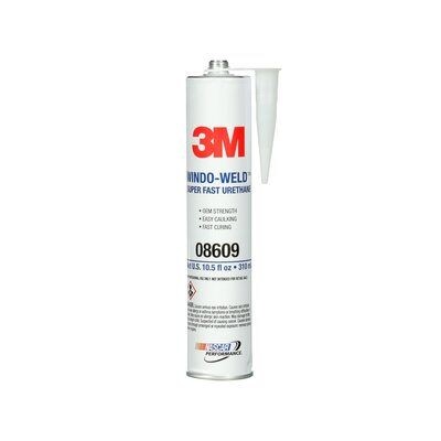 3M Automotive 8609-3M Super Fast Urethane 08609 Bla (Pack of 12)