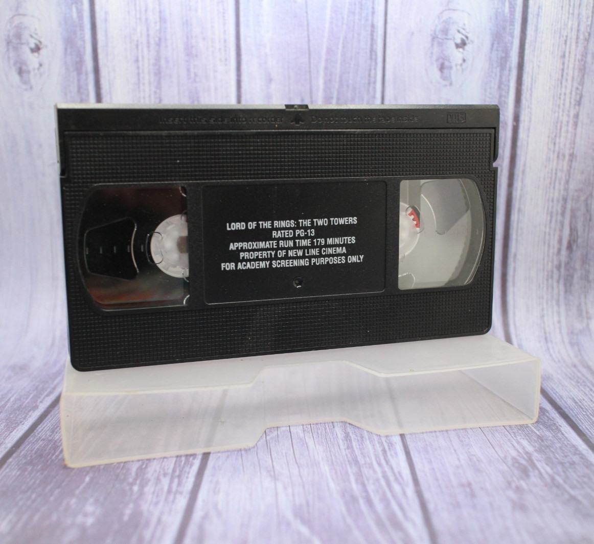 VERY RARE Lord Of The Rings The Two Towers VHS Tape FYC Academy Screener Demo