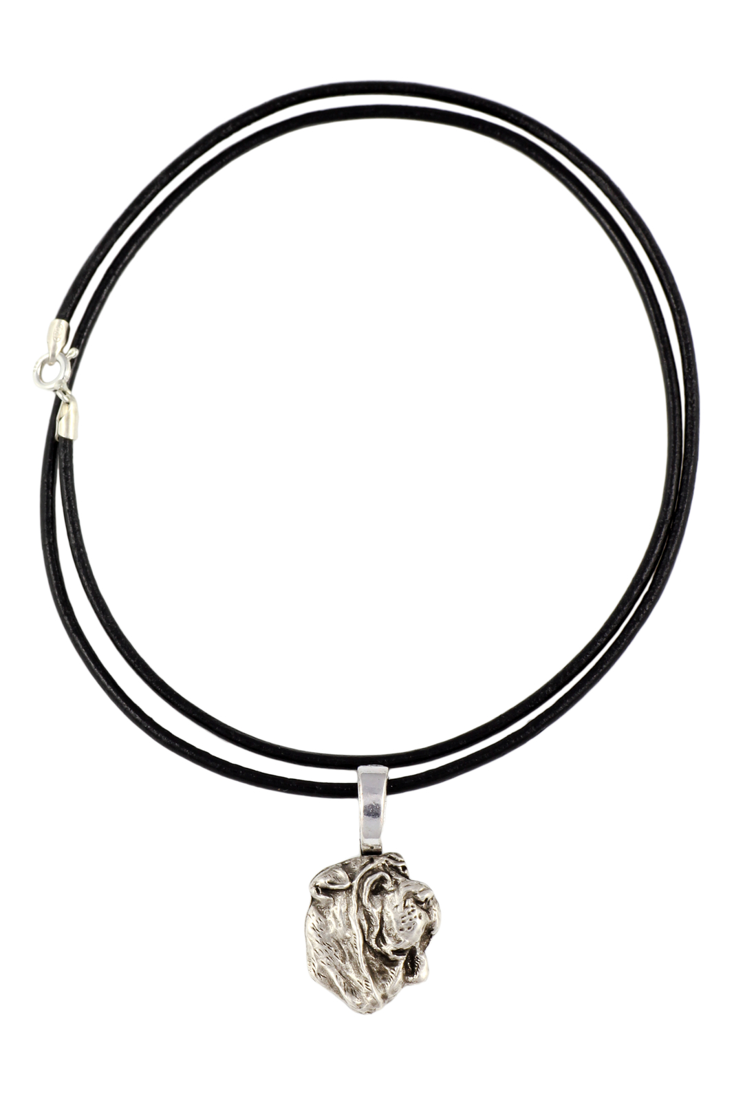 Shar Pei II - Collar, Silver-Plated Pendant for Den Dog Lovers, Dezen