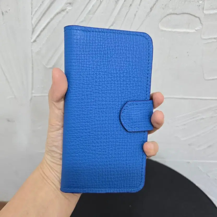 Samsung Galaxy S25FE Blue Leather Diary Case Premium Accessory