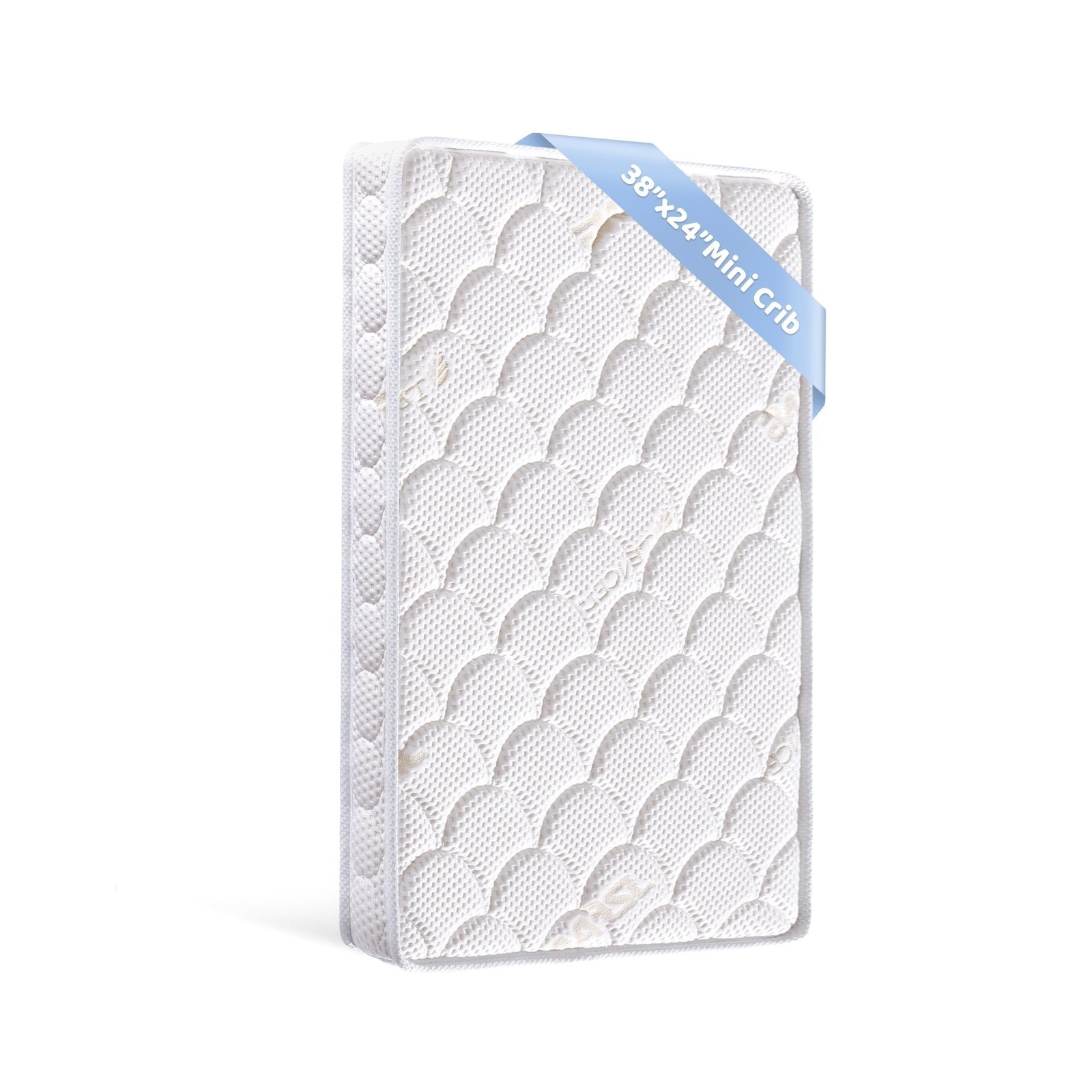 Mini Crib Mattress - 38x24x4 Inch- Dual Sided with Firm Support and Comfort F...