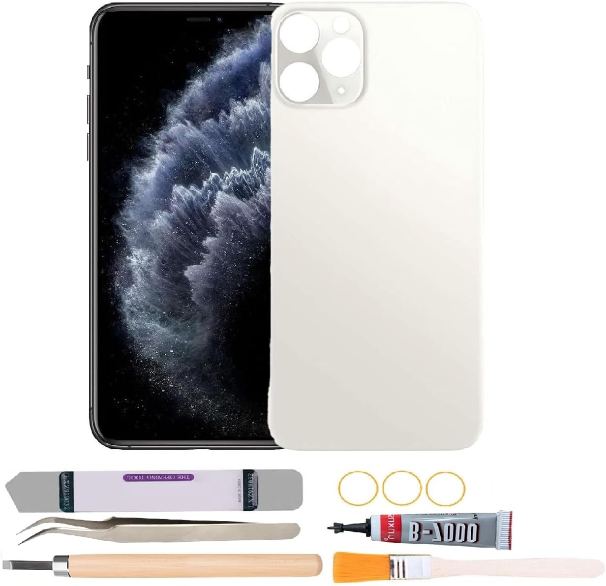 Back Rear Glass Cover Replacement Compatible with iPhone 11 Pro Max 6.7 inches