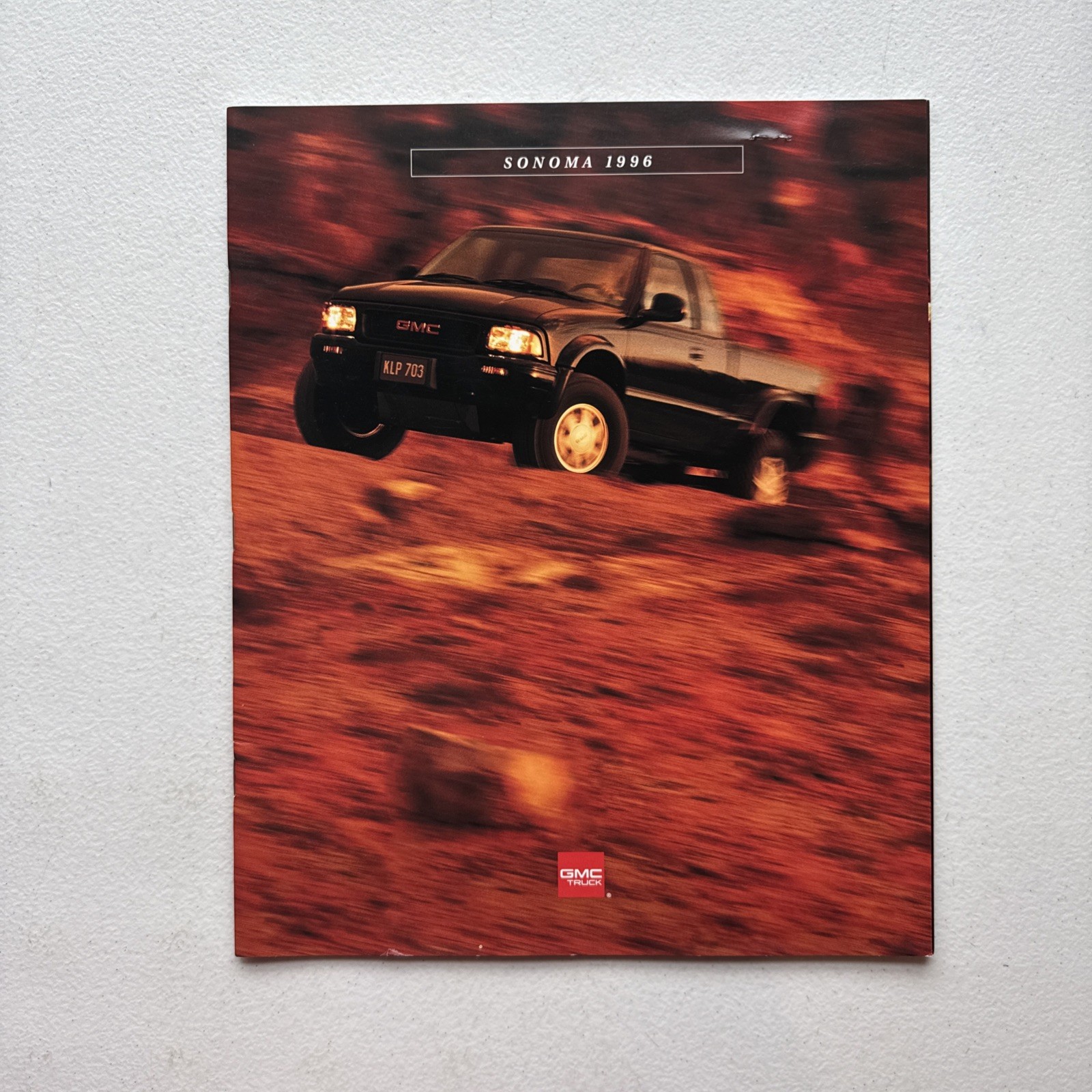 Vintage 1996 Sonoma GMC Sales Dealer Catalog