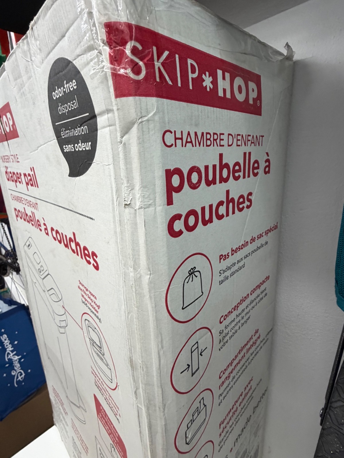 Skip Hop Nursery Style Diaper Pail