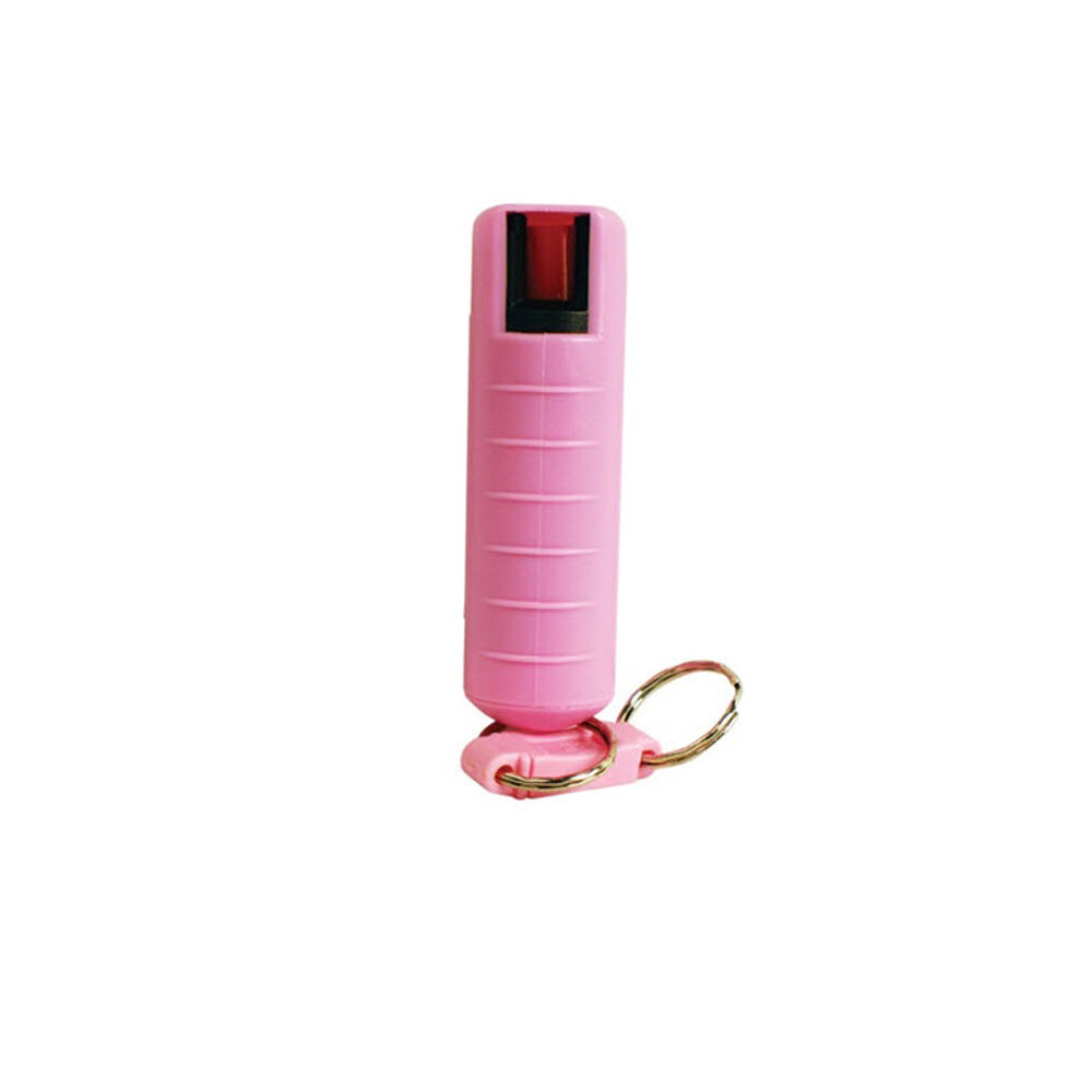 Pink Pepper Spray For Women Self Defense Compact Keychain Mace Police Non Lethal