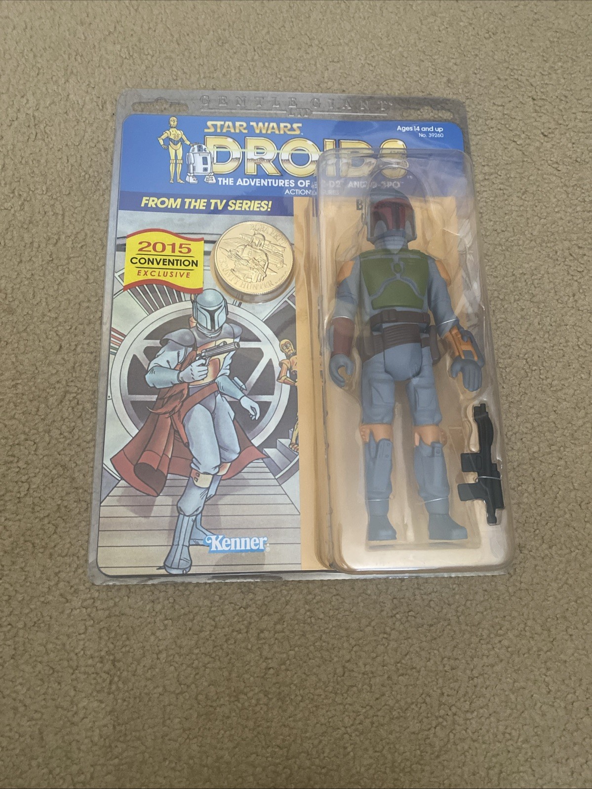GENTLE GIANT STAR WARS DROIDS BOBA FETT JUMBO 12" 2015 SDCC EXCLUSIVE SEALED