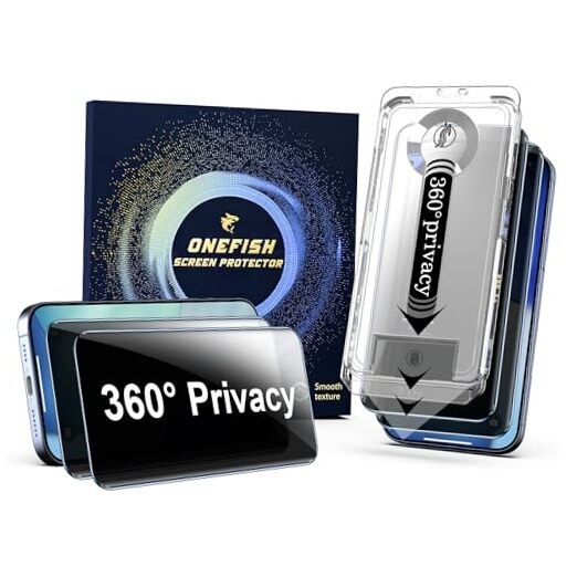  Screen Protector Privacy Compatible with 2 Pack 4 Way iPhone Air 2 PCS Privacy