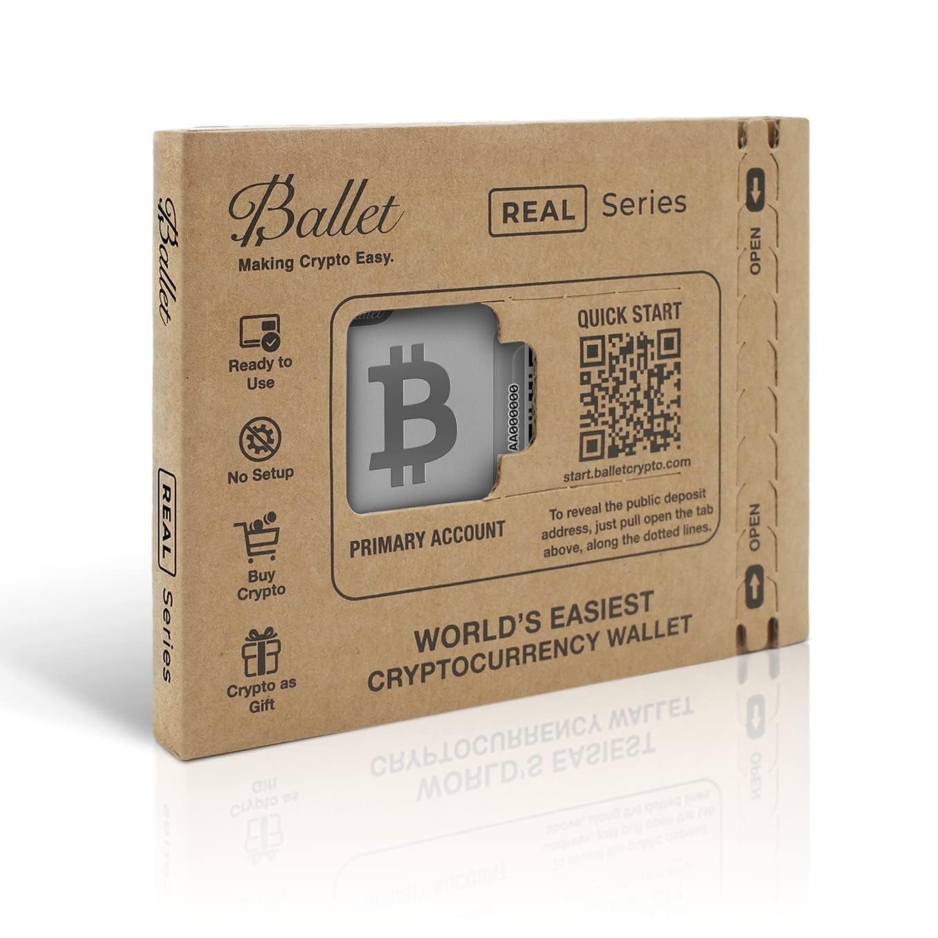 Ballet Real Bitcoin -  Crypto Hardware Wallet, Safeguarding Your Digital Assets