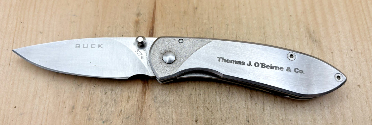 BUCK 327 Dated 2010 Folding Pocket Knife FREE SHIPPING!!!