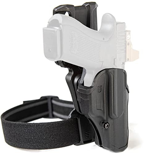 Blackhawk 411761BKL T-Series L2C Overt Thumb-Activated Holster (Left Hand)