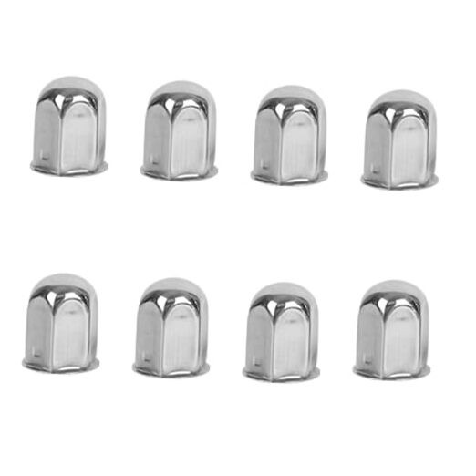 8Pcs Lug Nuts with Adapter for  19.5“ 10 Lug Wheel Simulator,Fits For F450/F550