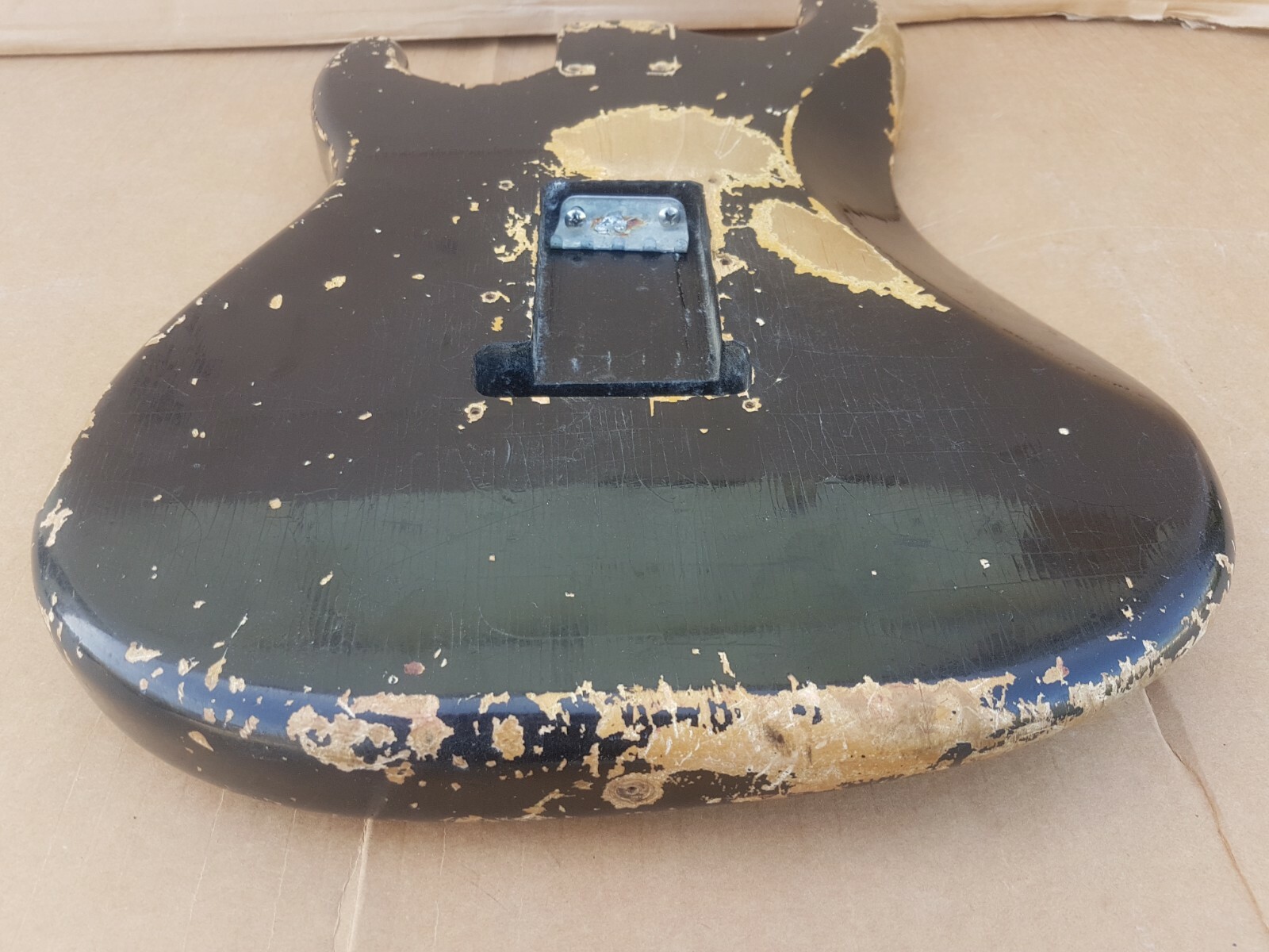 1962 FENDER STRATOCASTER BODY USA - BLACKIE