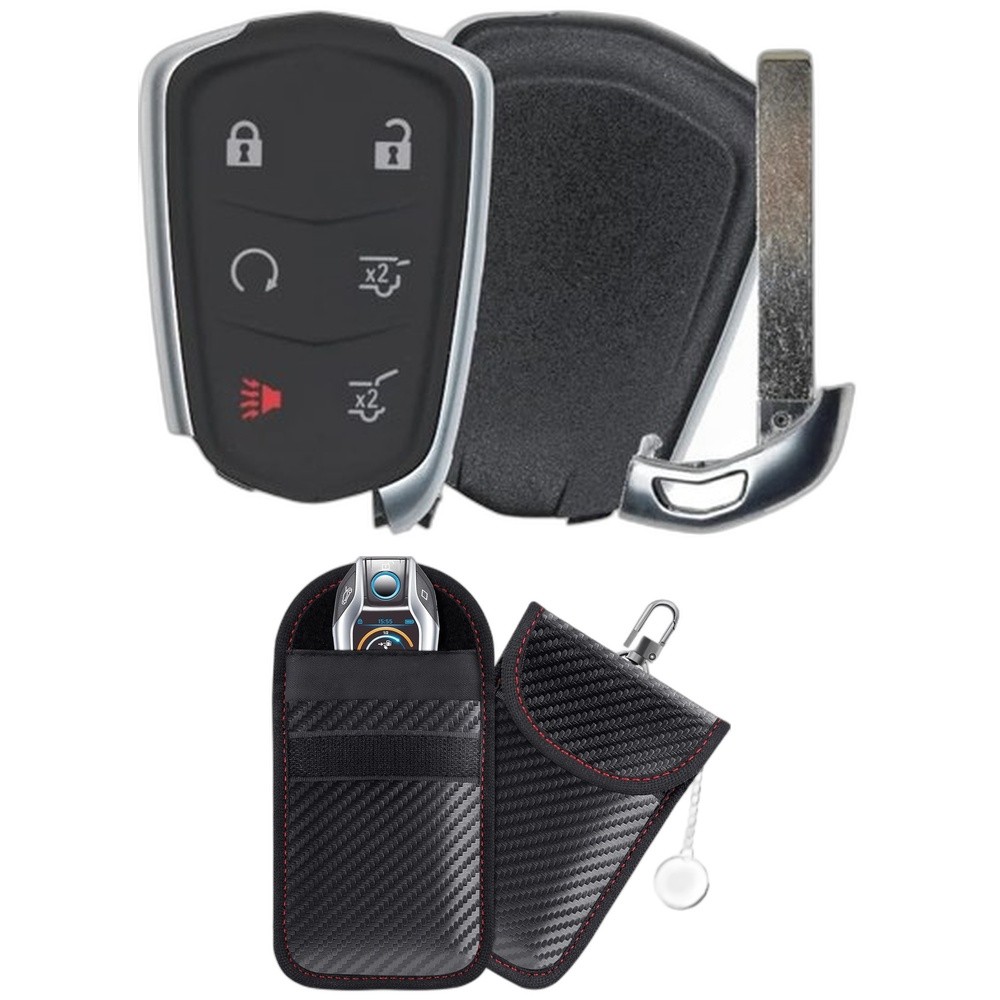 Smart Replacement Key Fob 2015 Cadillac Escalade FCC: HYQ2AB MPN: w/Case