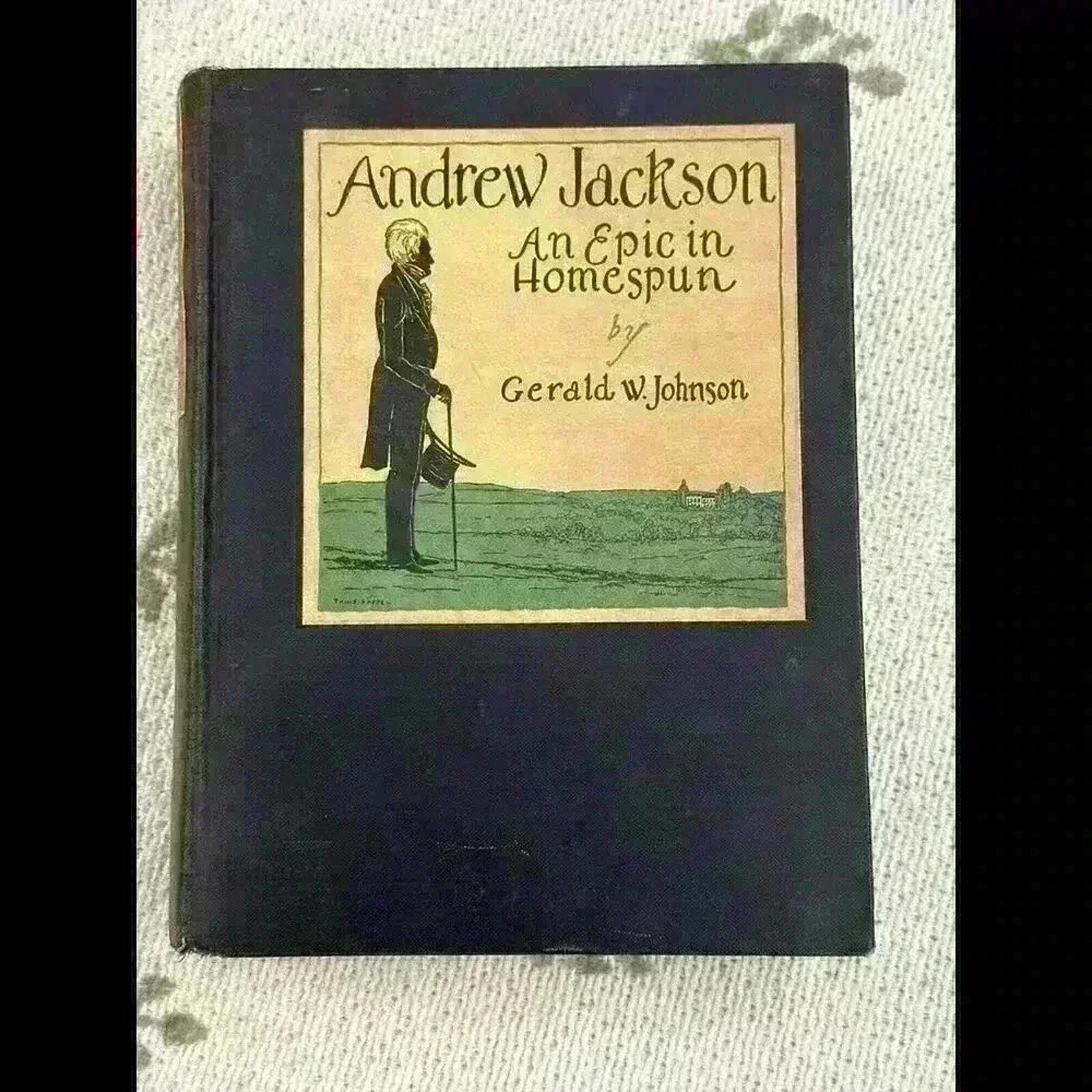 1927 FIRST EDITION Andrew Jackson An Epic in Homespun By Gerald W. Johnson HC