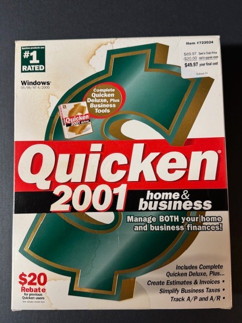 Quicken 2001 Home and Business