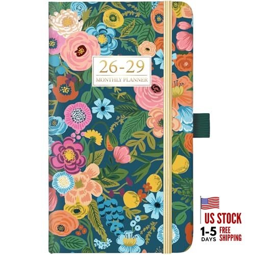 Pocket Calendar 2026-2029 - 3 Year Monthly Planner 2026-2029, Jul. 2026 - Jun. 
