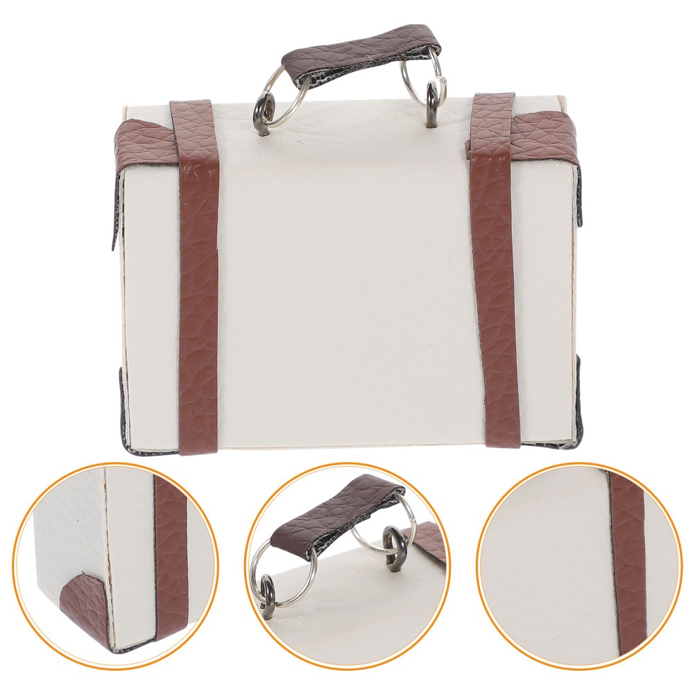  Tiny Dollhouse Accessories Suitcase Mini Model Miniature Luggage