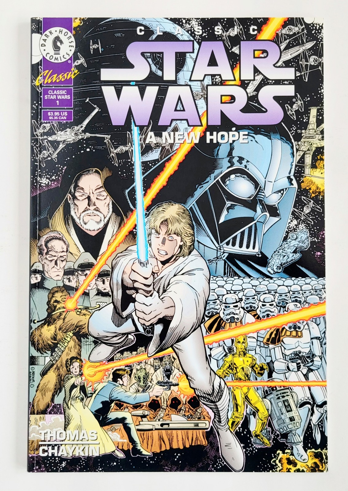 Classic Star Wars: A New Hope #1 (1994) Dark Horse Marvel (1977) 1-3 Reprint VF+