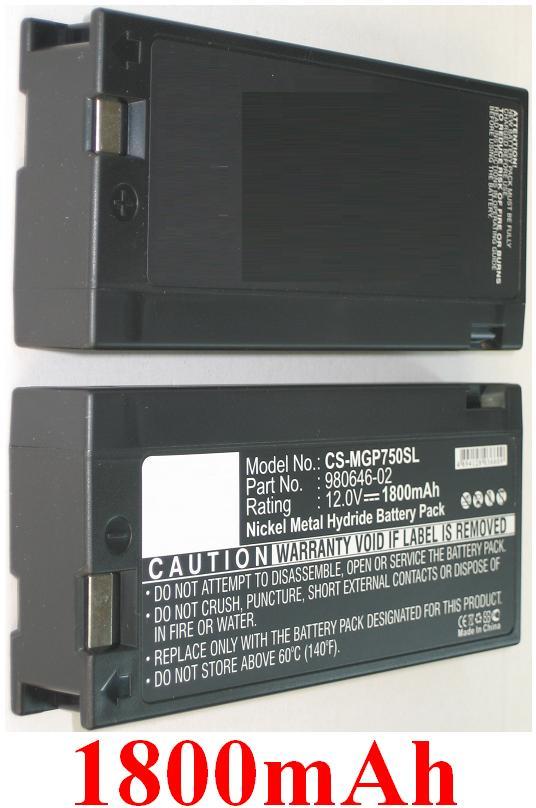 Battery 1800mAh Type 17466 980646-02 for Trimble Pro XL XR XRS