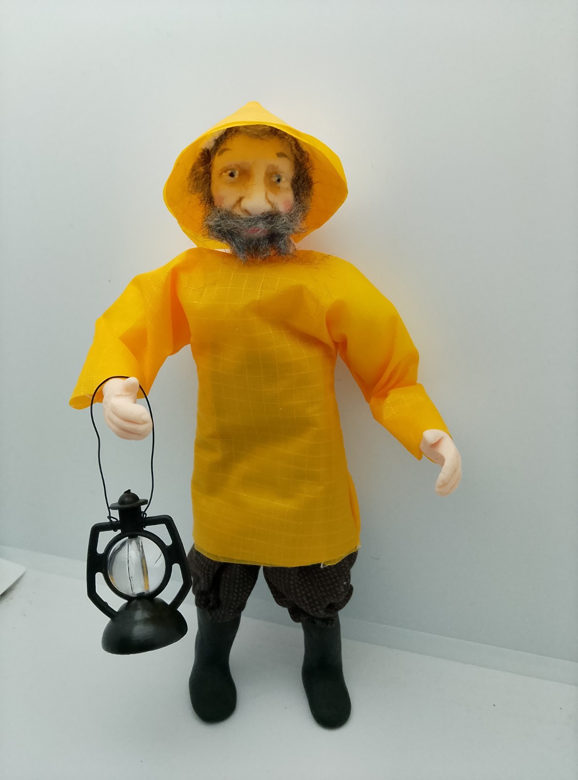 Dolls House Miniature Polymer Clay, Detta's Darling Dolls Fisherman   1-12TH