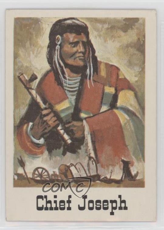 1966 Leaf Good Guys and Bad Guys Chief Joseph #47 7ut