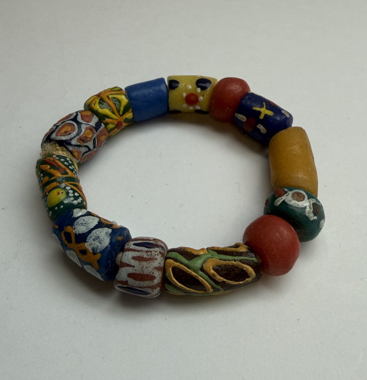 Amazing Handmade Ghana bracelet-African Trade Beads-Ghana