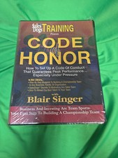 Sales Dogs Training Code of Honor Manual Blair Singer Audio CDs Business New