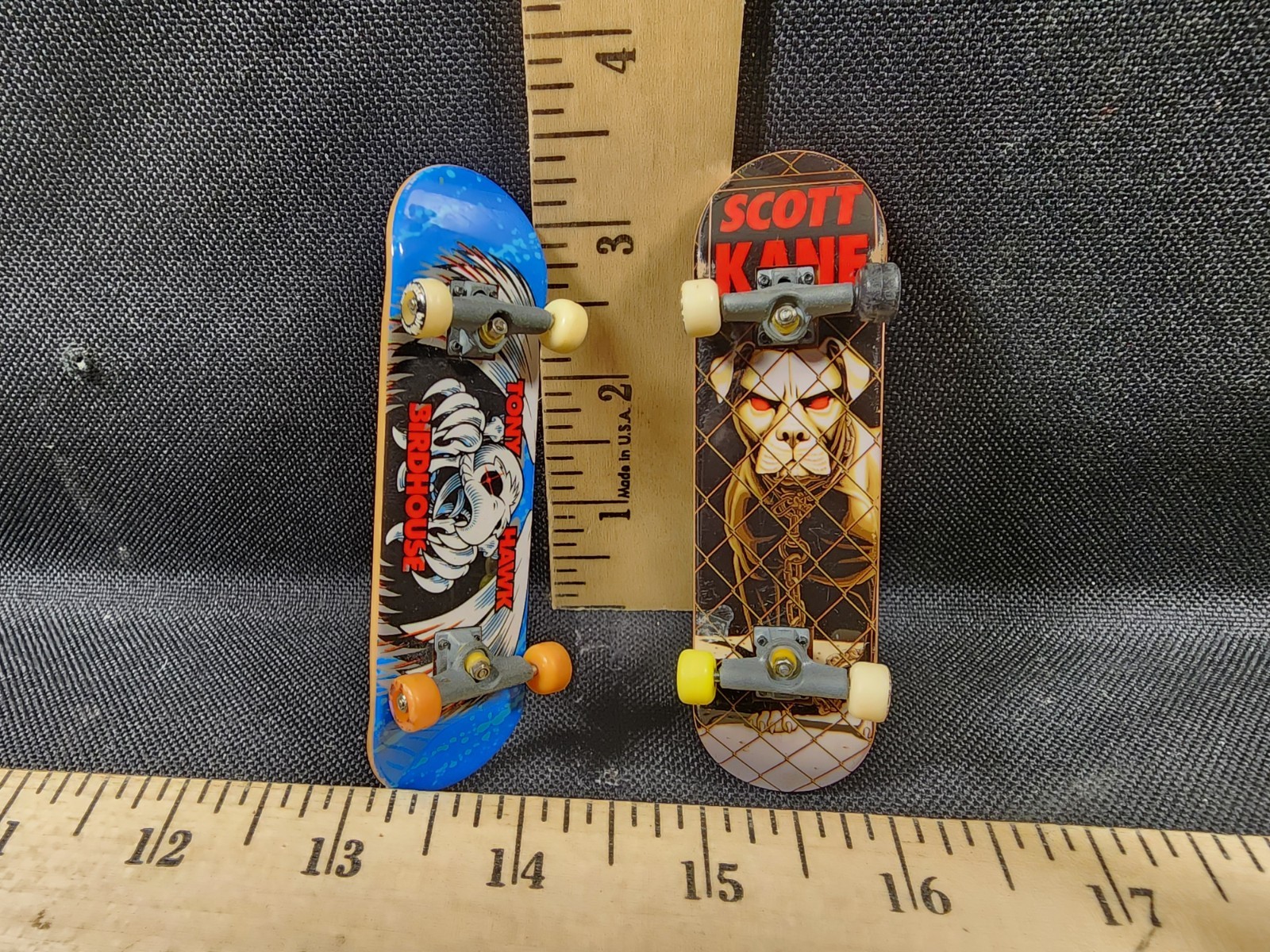 Vintage Lot Of 2 Tony Hawk Bird House/Scott Kane Tech Deck Finger Boards Used