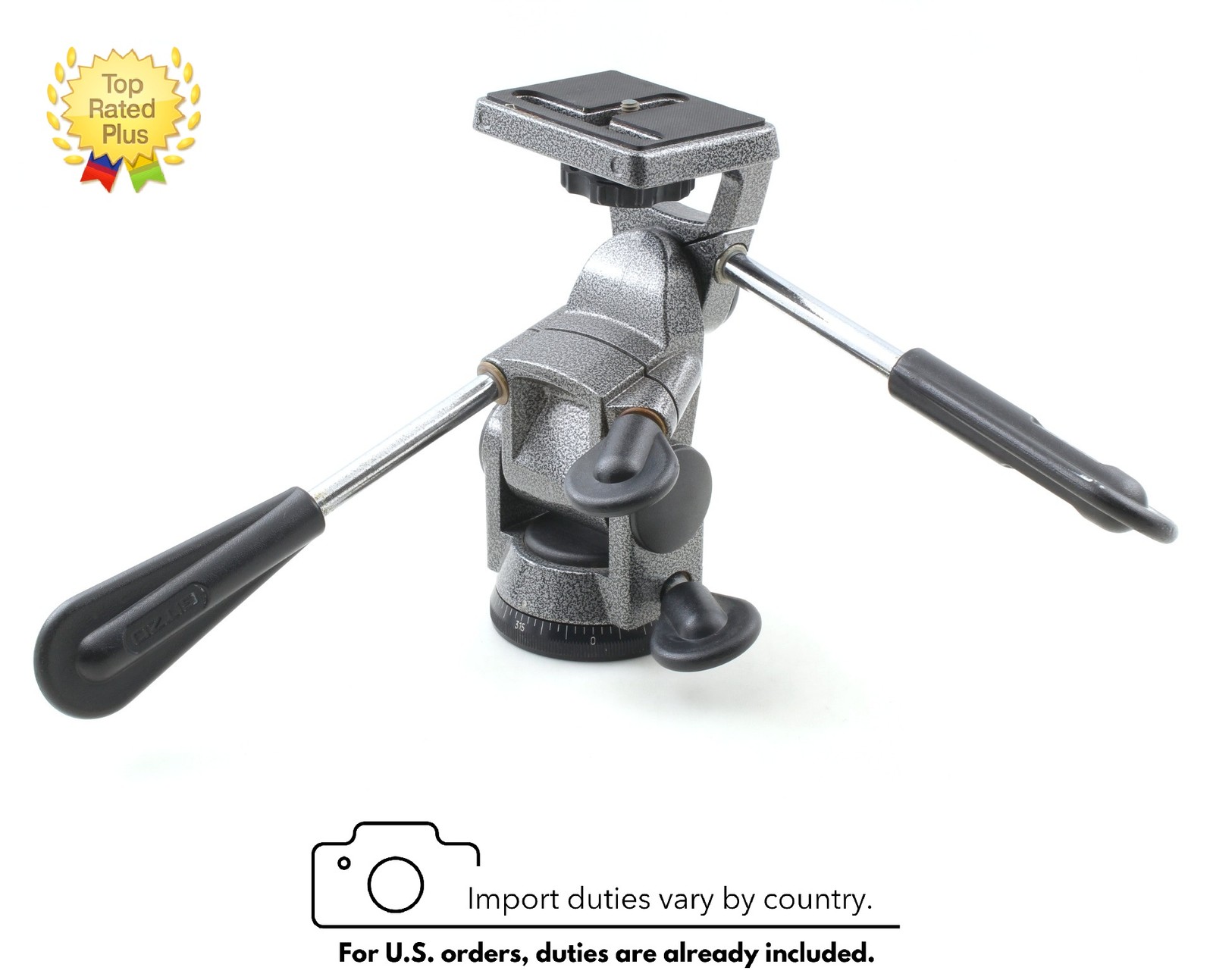 [N MINT] Gitzo G1371 Rationnelle Three Way Camera Tripod Head France From JAPAN