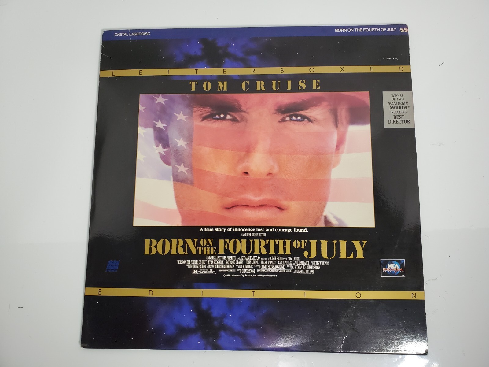 Born On The Fourth Of July Letterboxed Edition Laserdisc 1990 USED
