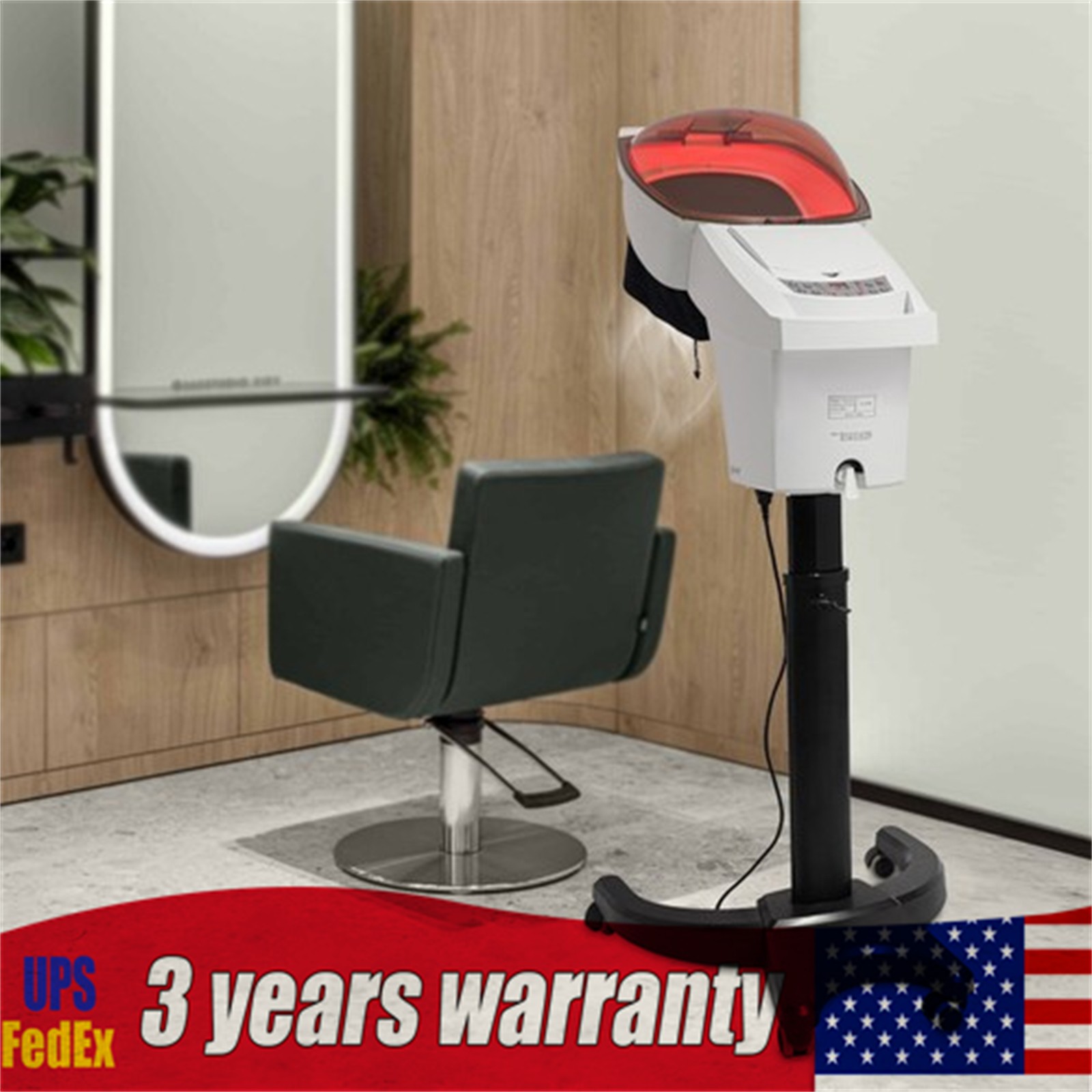 700W Electric Hair Steamer W/ 1700ml Capacity Water Tank Innovative Hair Steamer