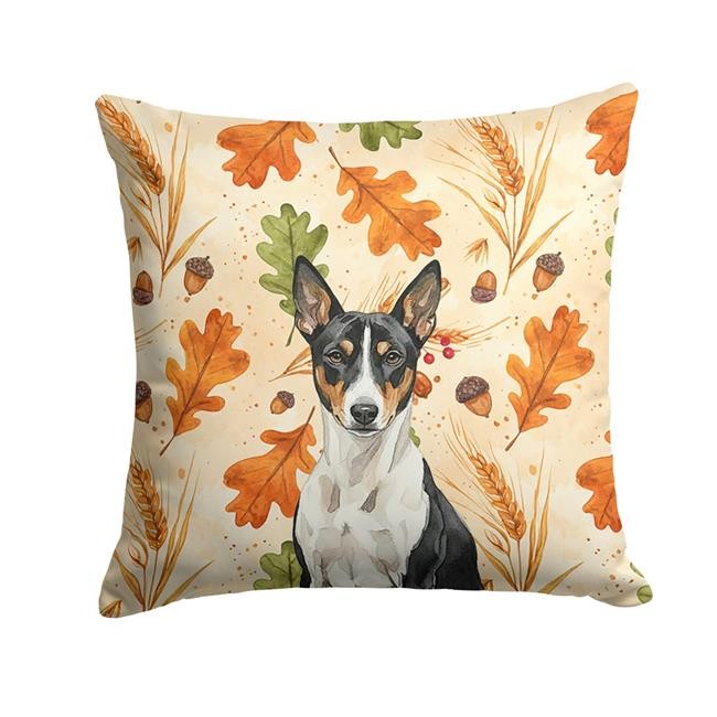 Carolines Treasures WDK7692PW1818 18 x 18 in. Black & White Basenji Heirloom ...