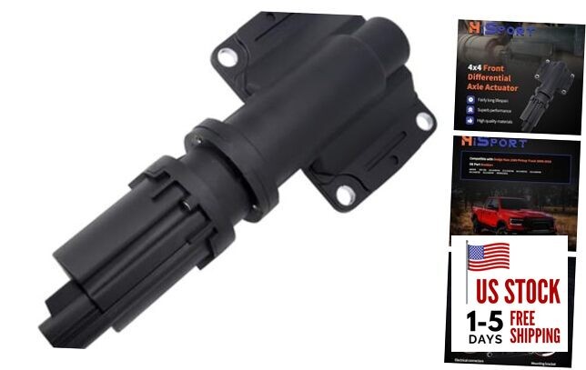  4x4 Front Differential Axle Actuator compatible with Dodge Ram 1500 2008-2016 
