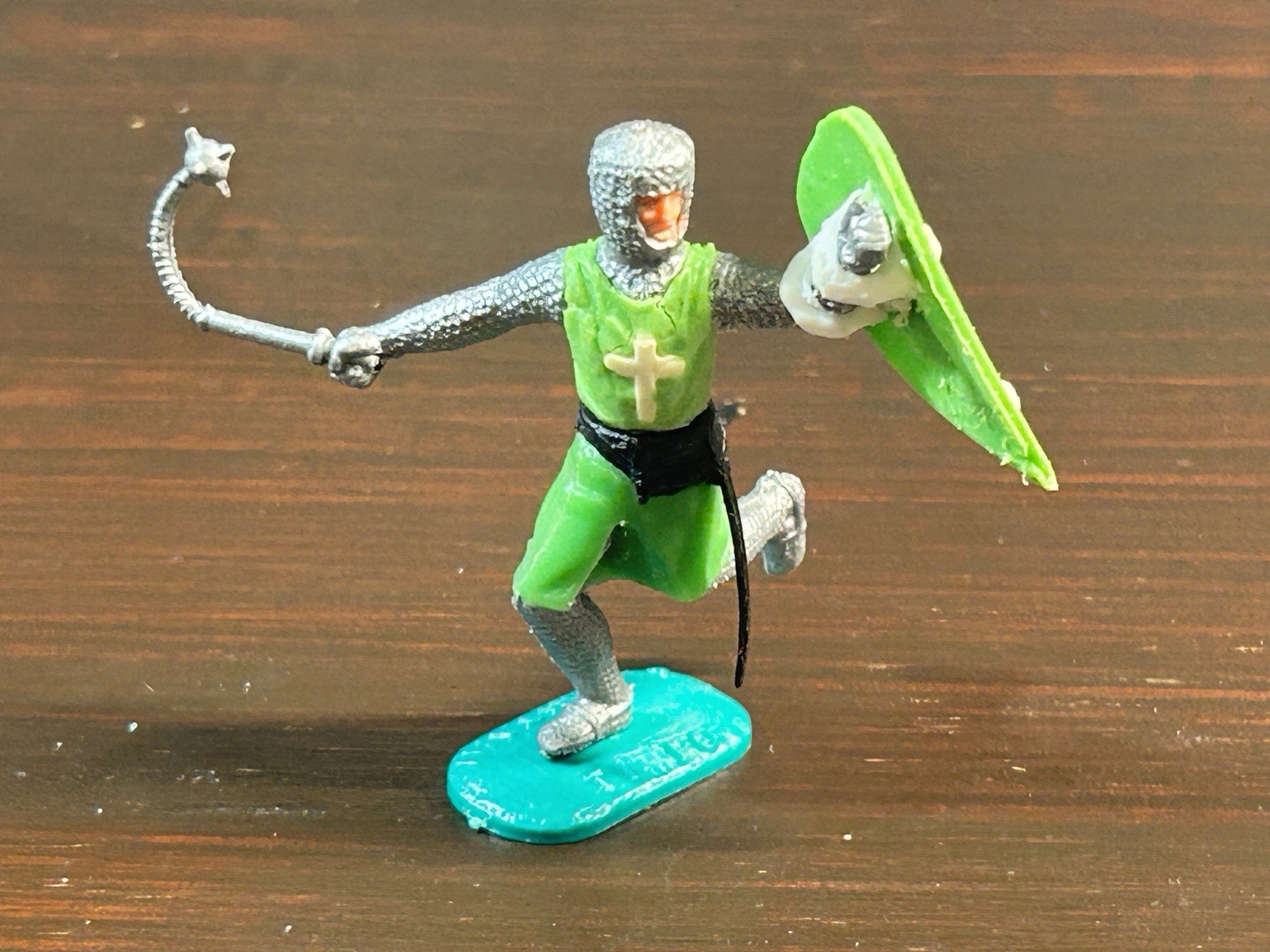 Timpo Crusader/Knight of St John - "Lime Green Replica" - Medieval Era - 1970s