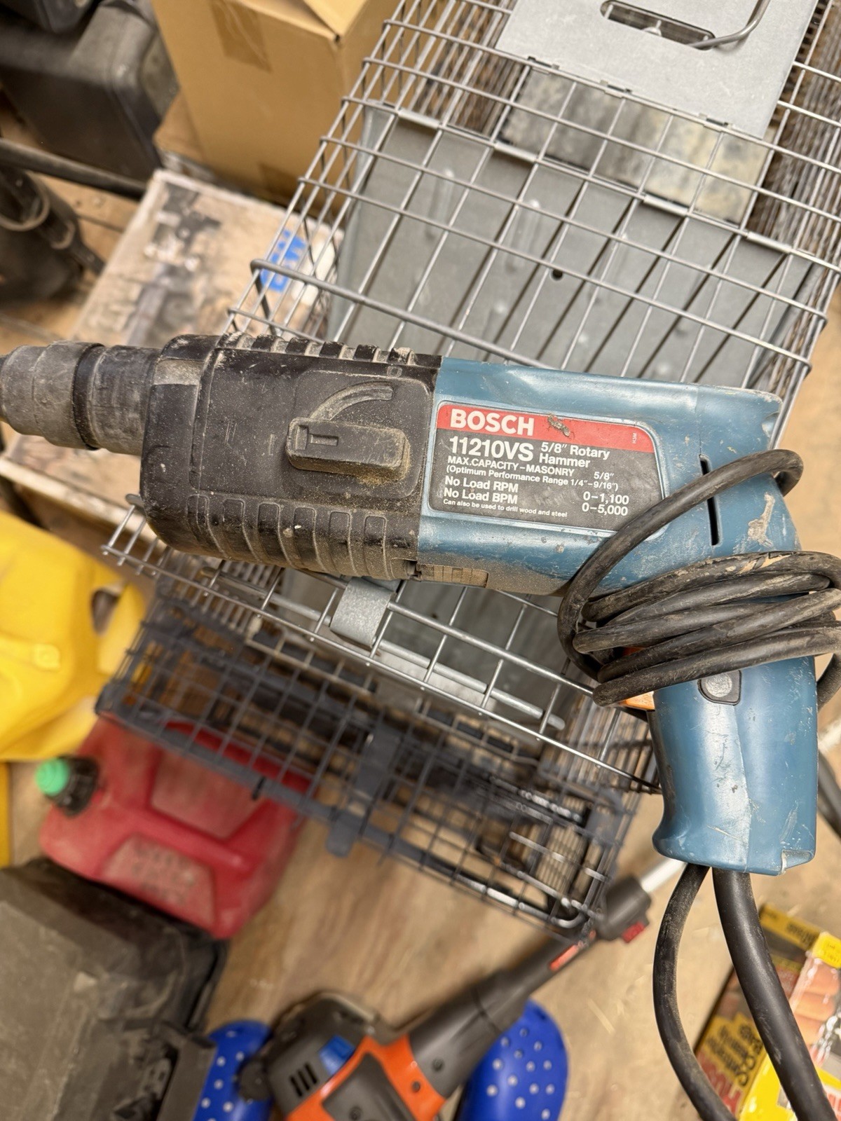 Bosch 11210VS Rotary Hammer Drill Corded 5/8" Bit Size Electric Power Tool