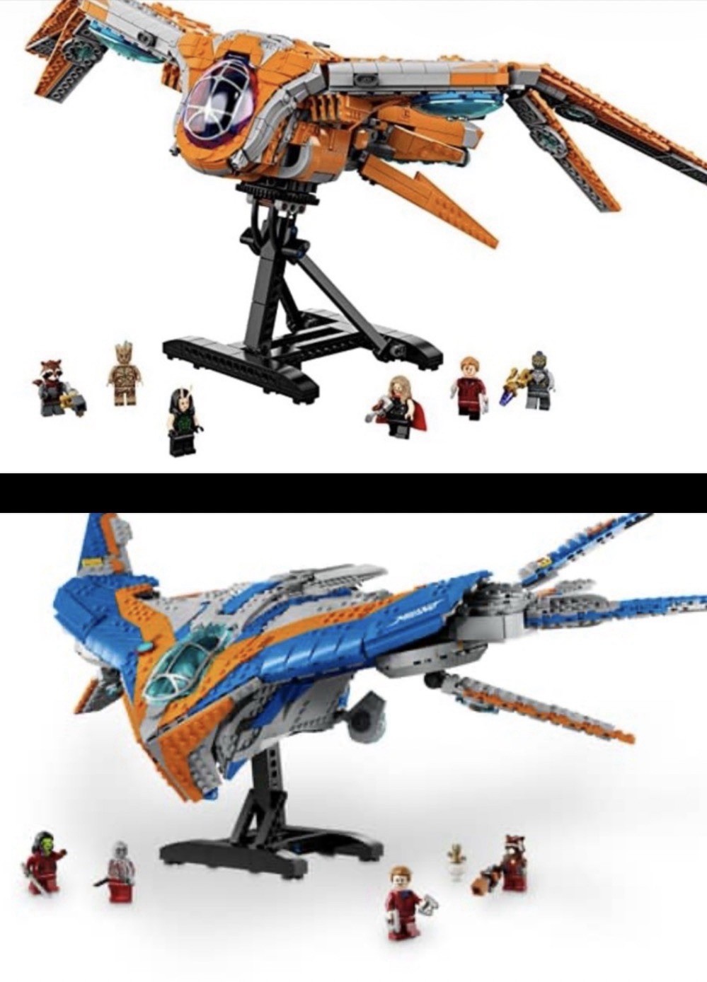 LEGO Marvel Super Heroes: Guardians of the Galaxy the Milano (76286) (76193) LOT