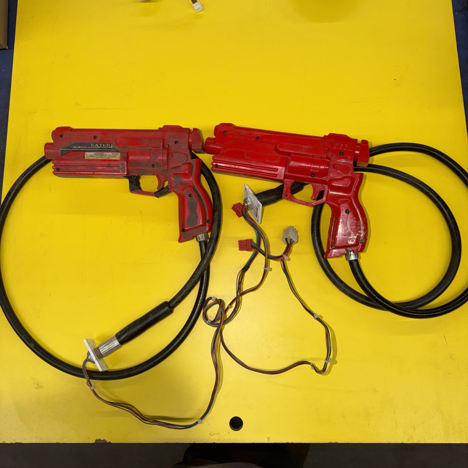 Pair Of SEGA Arcade TYPE 2 GUN ASSEMBLY PARTS ONLY