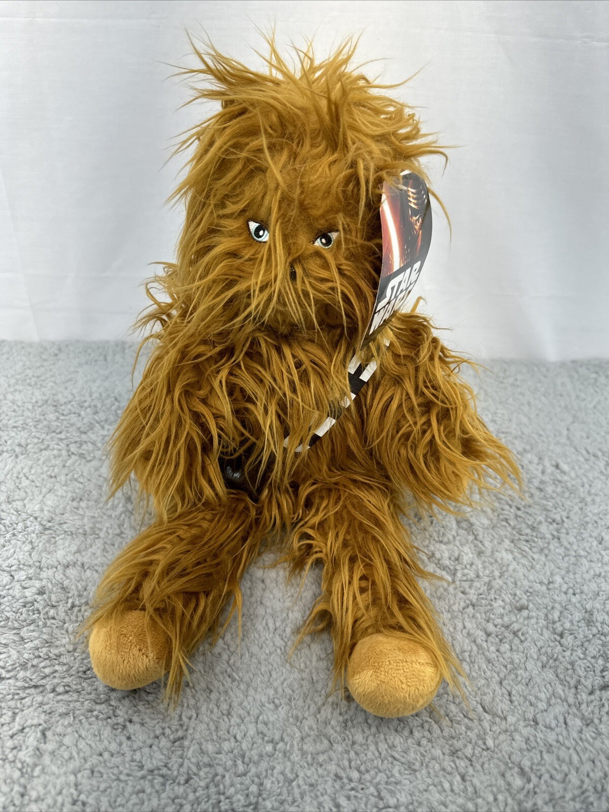 Star Wars Chewbacca 17" Inch Plush Backpack Chewy Zipper Pouch Wookie, New
