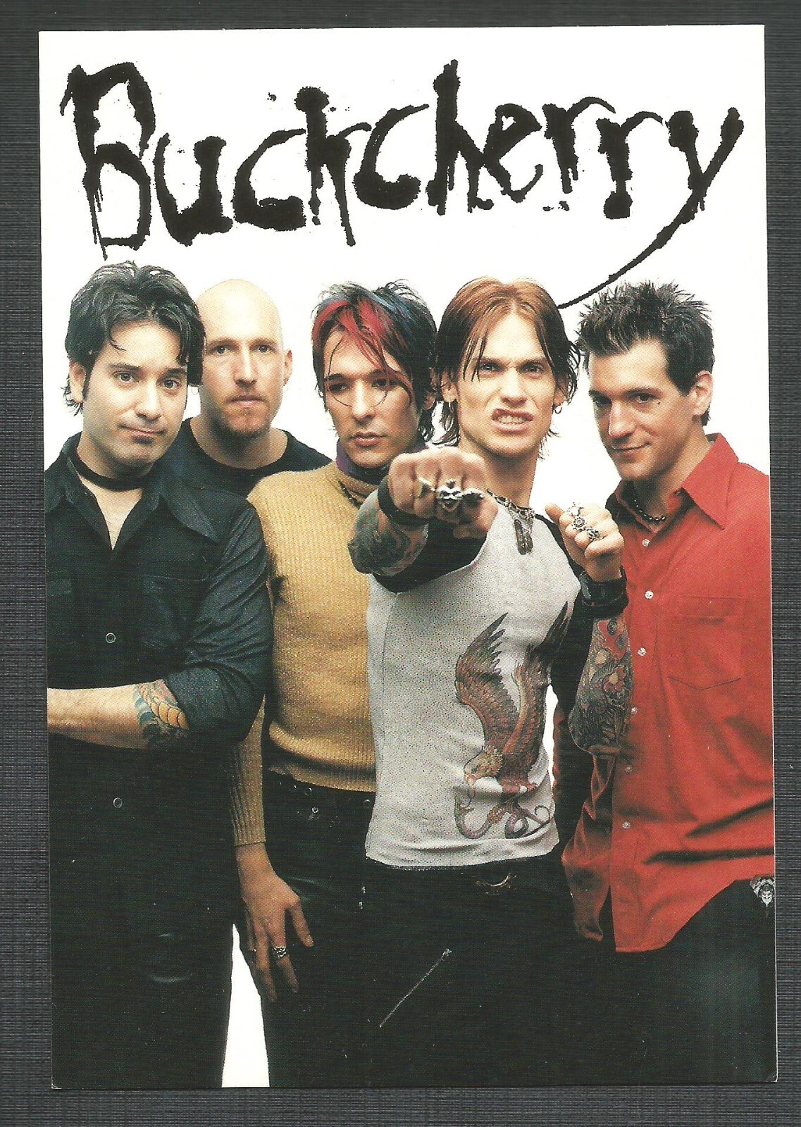 BUCKCHERRY Rare VINTAGE 1999 PROMO POSTCARD 4x6 for self titled CD MINT USA