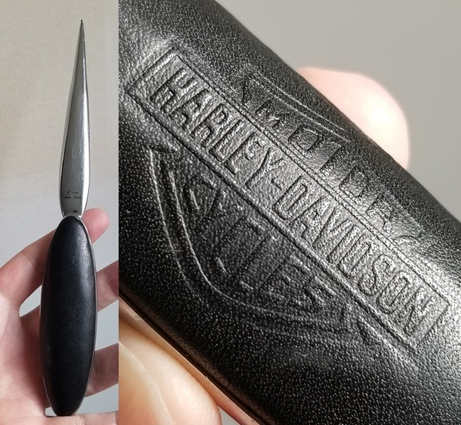 Harley Davidson Vintage Letter Opener Collectable 9” Long Motor Cycle