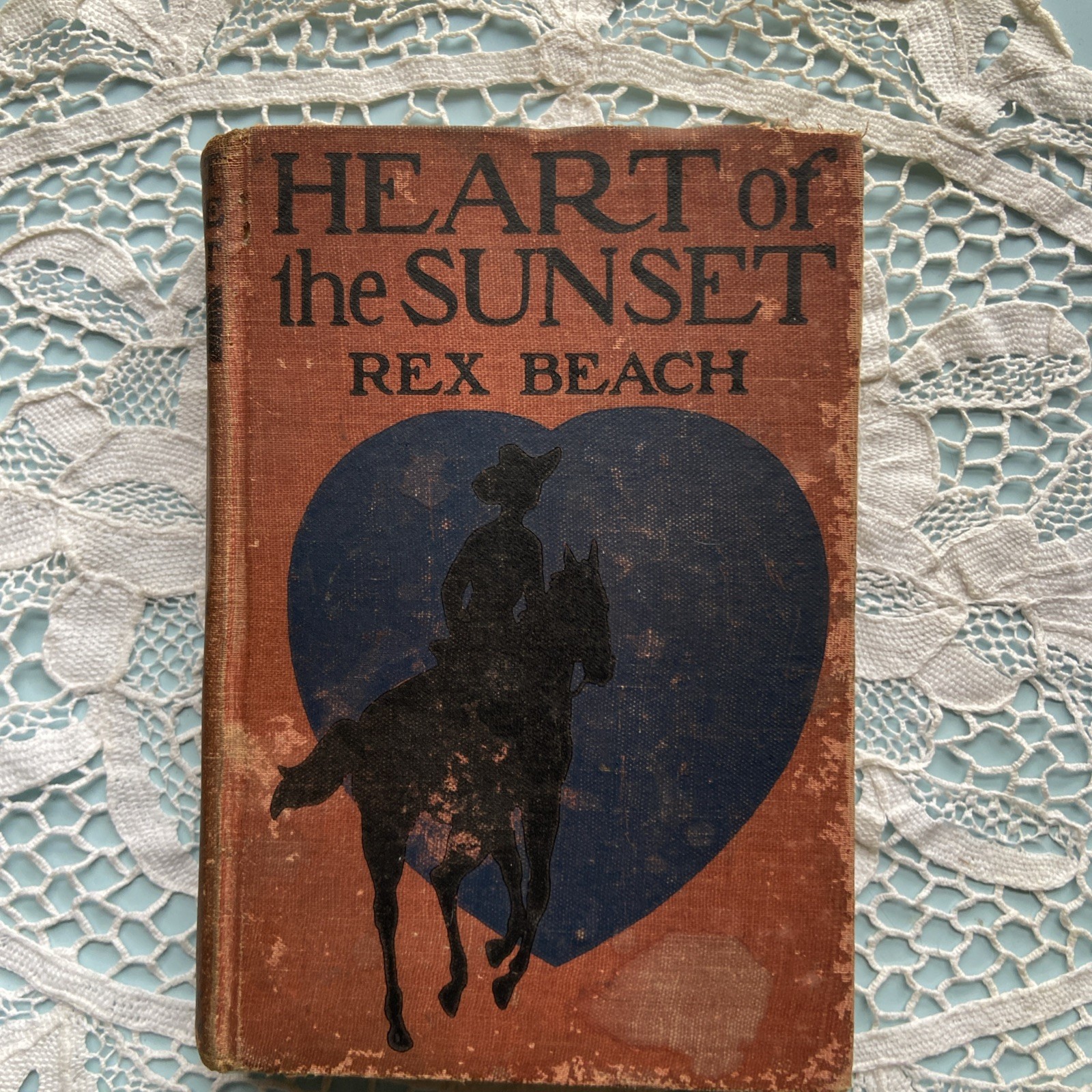 Heart of The Sunset Rex Beach 1st Edition HC 1st Edition AL Burt 1915