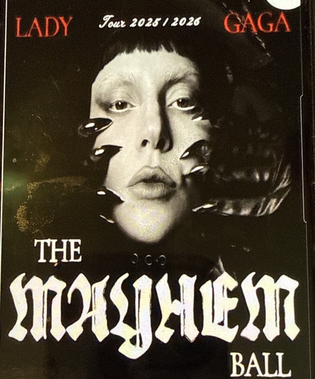 Lady Gaga Mayhem Ball March 23 Washington DC Tickets 2 Tickets Section 100 Row S