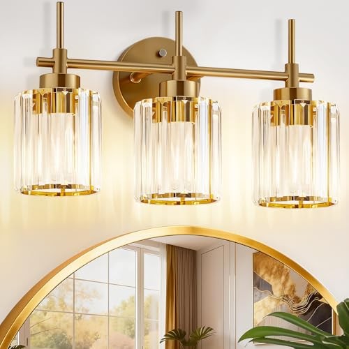 Bathroom Lighting Fixtures Gold Bathroom Light Fixtures 3 Light Gold 3 Light