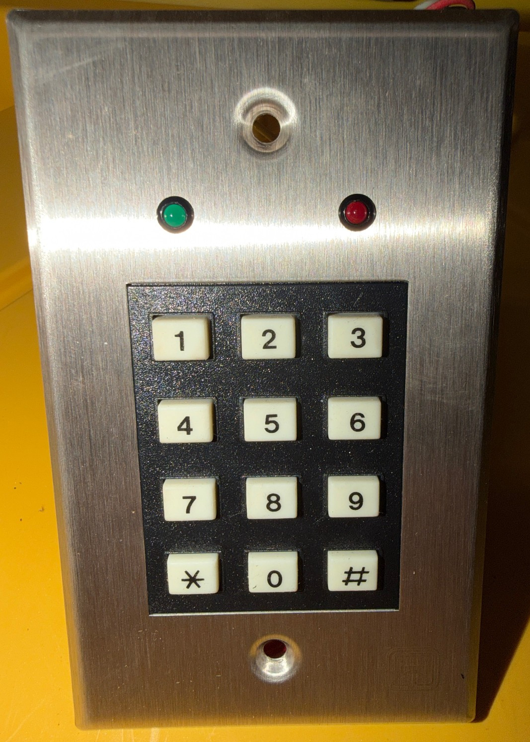 Corby 7520 Keypad Touchpad Single Gang Flush Type