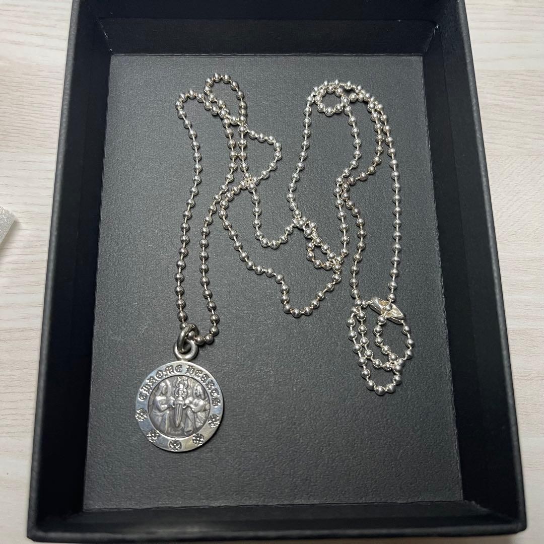 Chrome Hearts Angel Medal Charm V2 Silver N/S Pendant