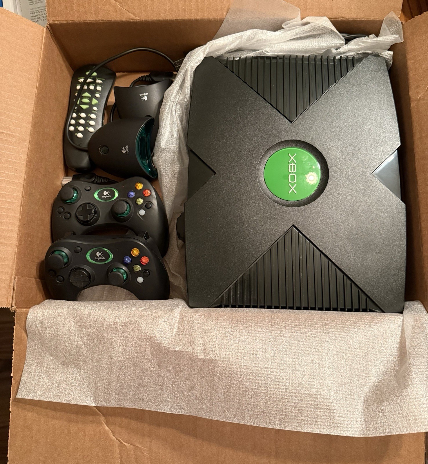 Microsoft Xbox Console Lot with Controllers, Games, Manuals, NTSC-U/C